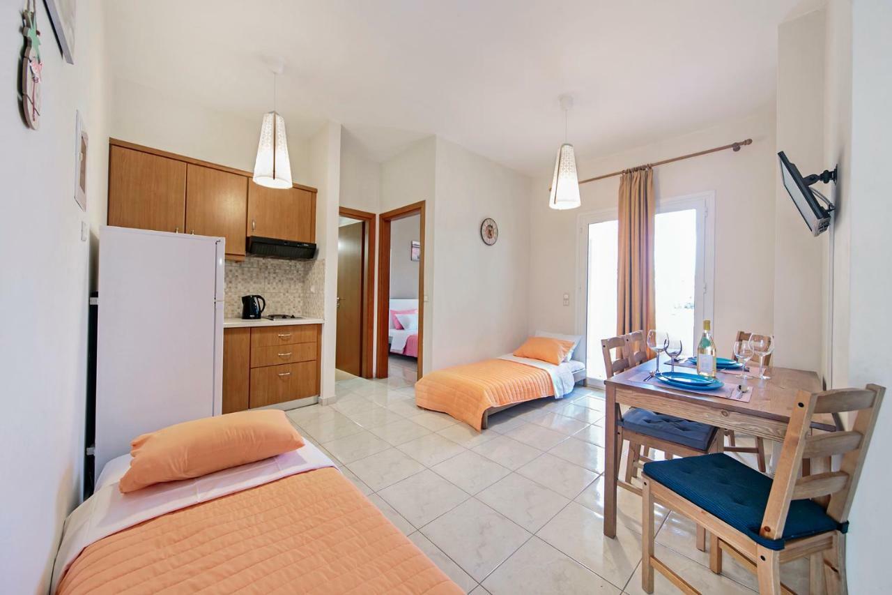 Omega Comfy Apartments Almyrida Almirída Kültér fotó